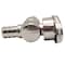 Apollo 1/2 in. Chrome-Plated Brass PEX Barb x 3/8 in. Compression Quarter-Turn Angle Stop Valve APXVA1238C - alternate 4